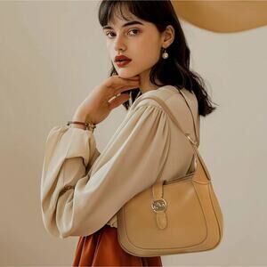 Petite Simone Mina Brown Shoulder Bag